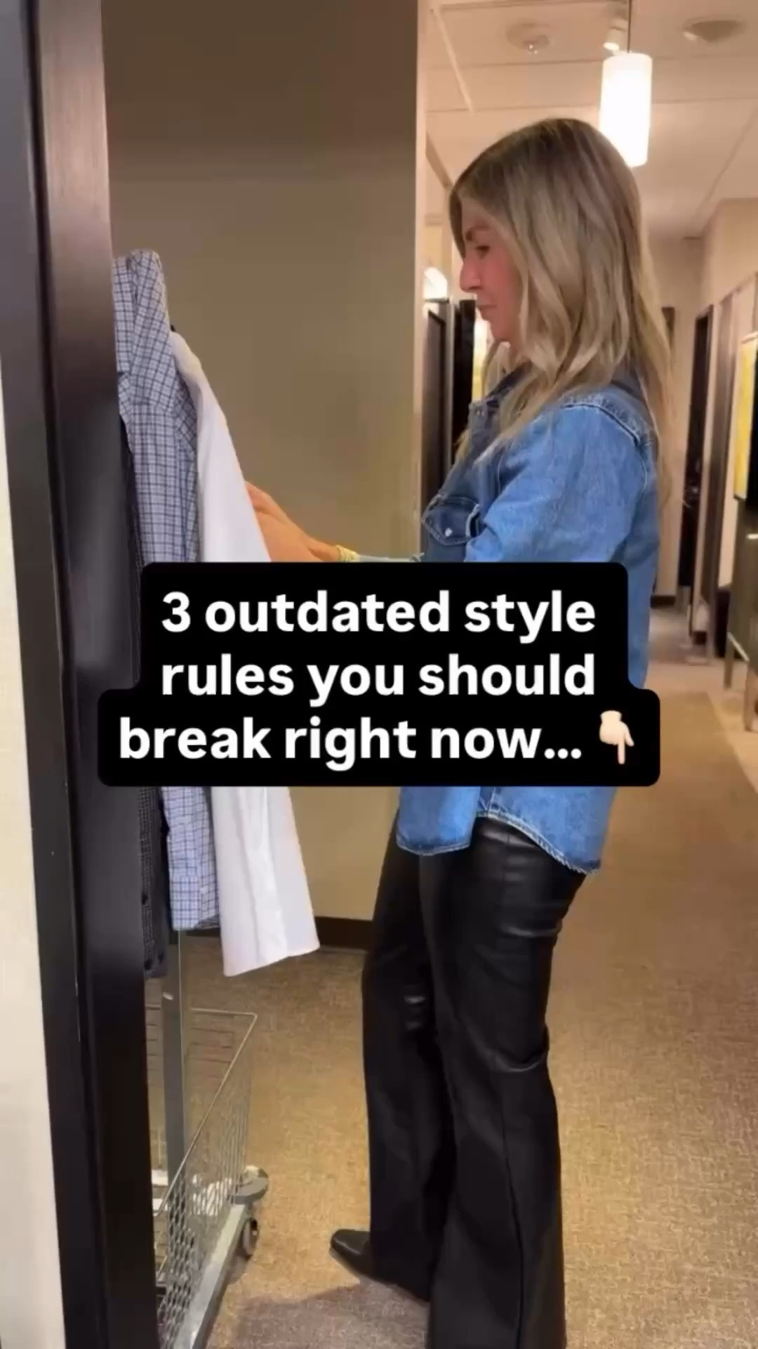 Ready to break free from old-school style rules? 🙌 

Here are 3 you should ditch ASAP: 
1️⃣ Always tuck your top. - Sometimes a half-tuck or leaving it loose creates a more modern look! 
2️⃣ Stick to skinny jeans. - Wide-leg, straight-leg, and flared styles are trending and so flattering! 
3️⃣ Avoid mixing prints. - Stripes and florals? Leopard and plaid? They’re better together! 

Which rule are you breaking first? Need help modernizing your wardrobe? Let’s chat! 💌 
#PersonalStylist #StylingTips #StyleWithPurpose #PersonalStyling #StyleOver40 BreakTheRules