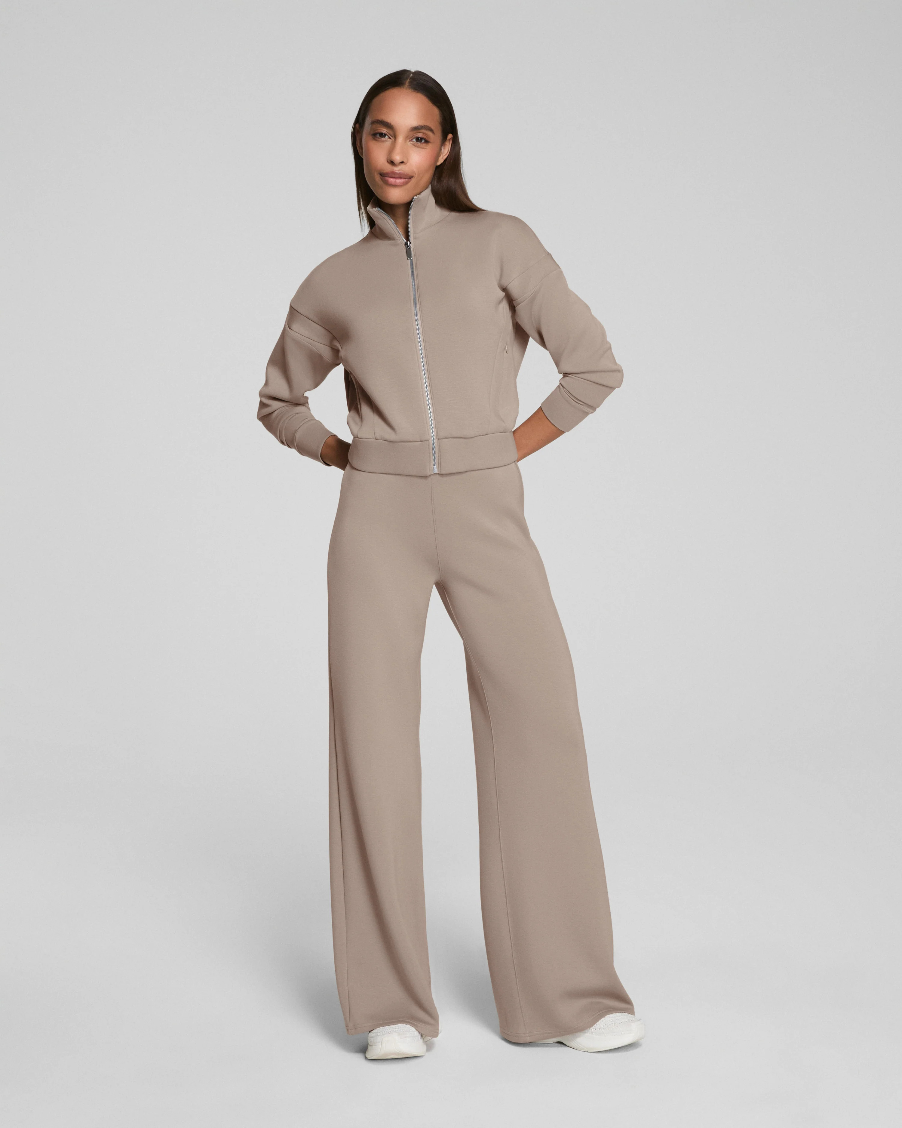 AirEssentials Track Jacket – Lightweight, Sporty & Ultra-Soft | SPANX | Spanx