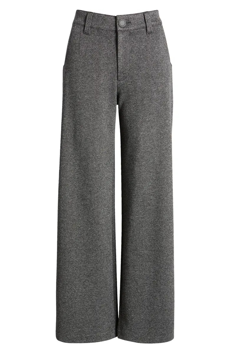 'Ab'Solution Skyrise Flat Front Wide Leg Pants | Nordstrom