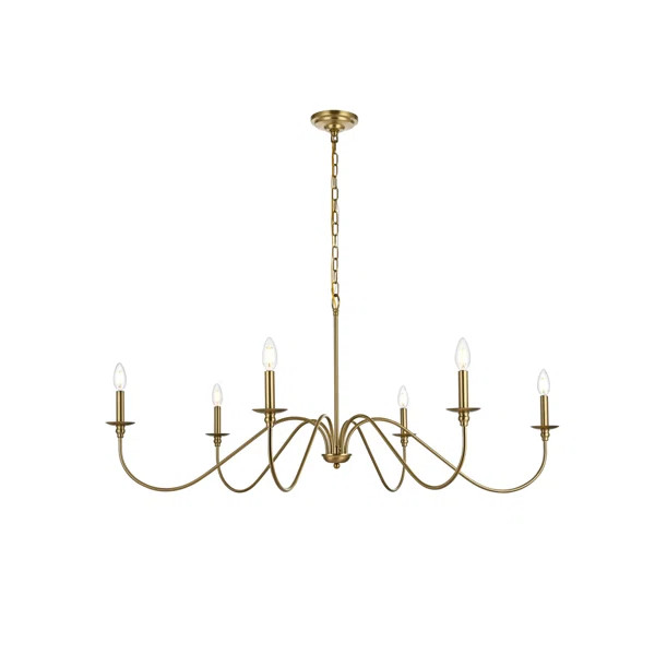 Ableton 6 - Light Dimmable Classic / Traditional Chandelier | Wayfair North America