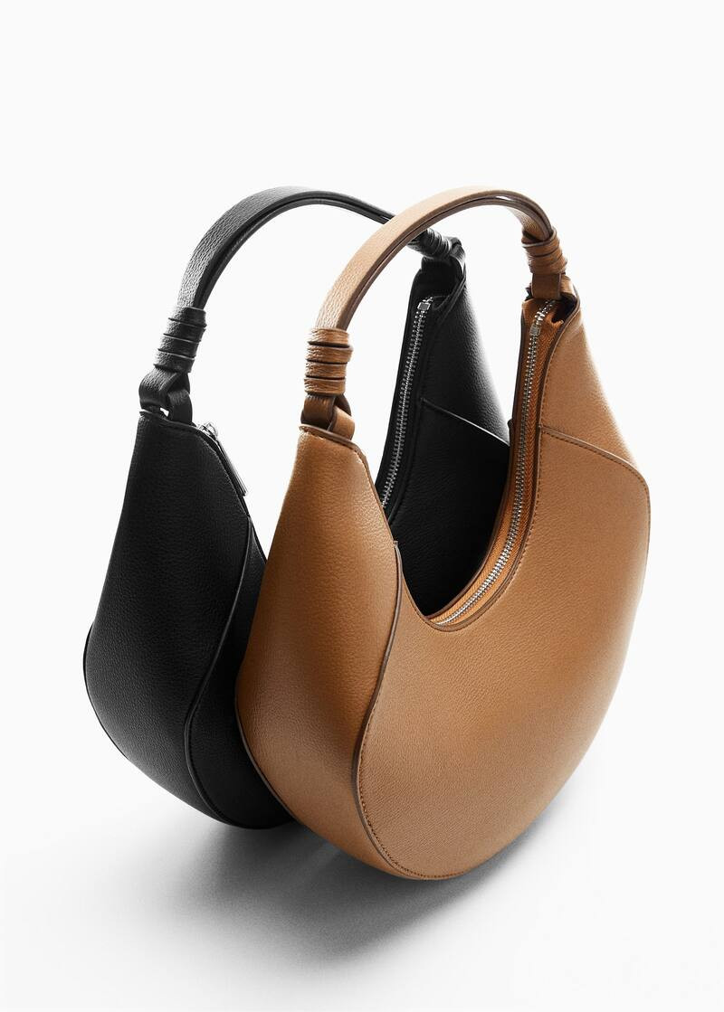 Leather-effect shoulder bag -  Women | Mango United Kingdom | MANGO (UK)