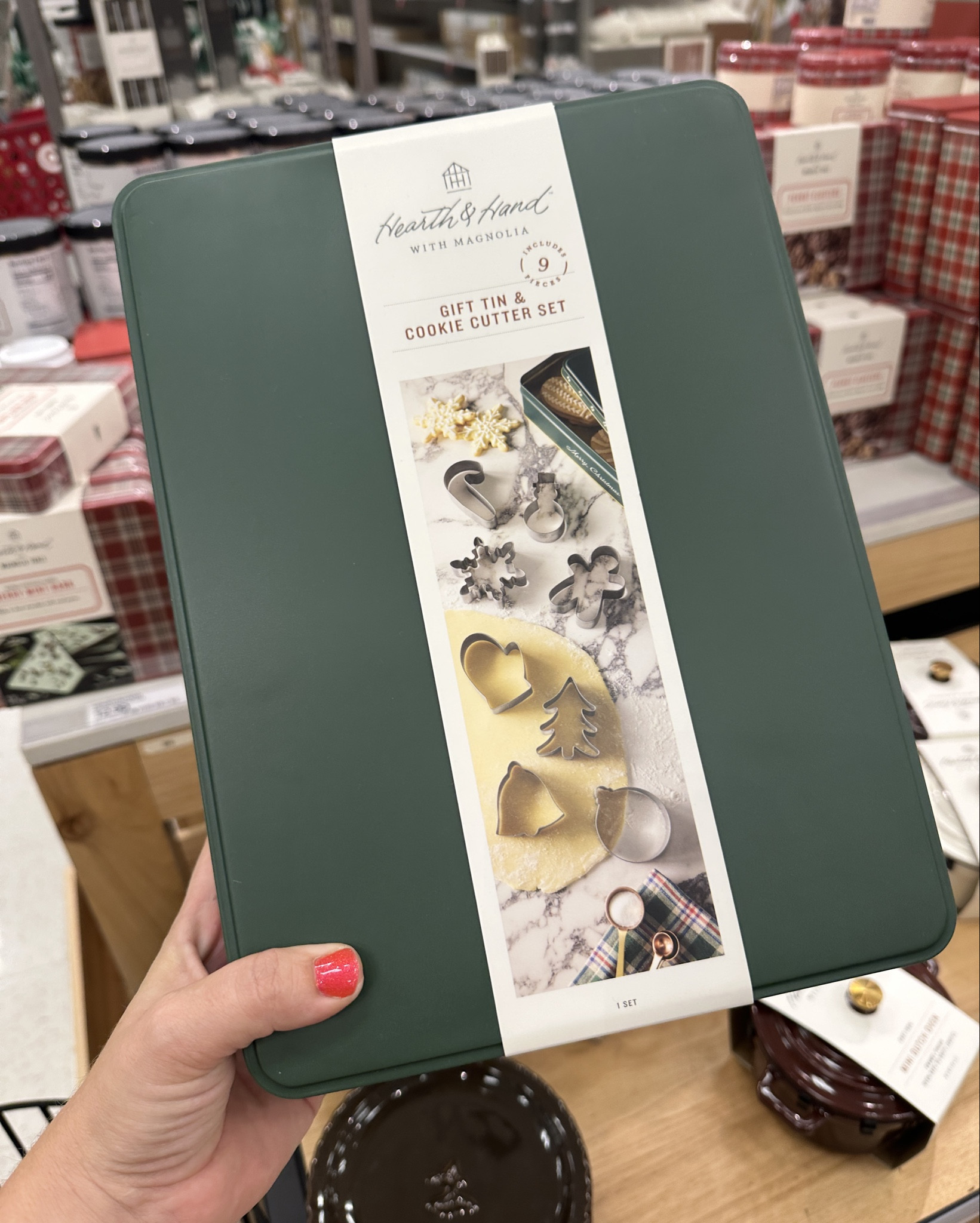 This Hearth & Hand cookie cutter set feels like one of those heirloom pieces you pass down to your kids one day. The cutters come in the prettiest tin box, and it’s perfect for starting (or continuing!) a Christmas baking tradition. 🎄✨

#holidaybaking
#christmaskitchen
#holidaykitchenfinds
#christmasbaking
#cookieseason
#holidaygiftideas
#cozychristmashome
#holidaytraditions
#targetfinds

#LTKGiftGuide #LTKfoodie #LTKHoliday