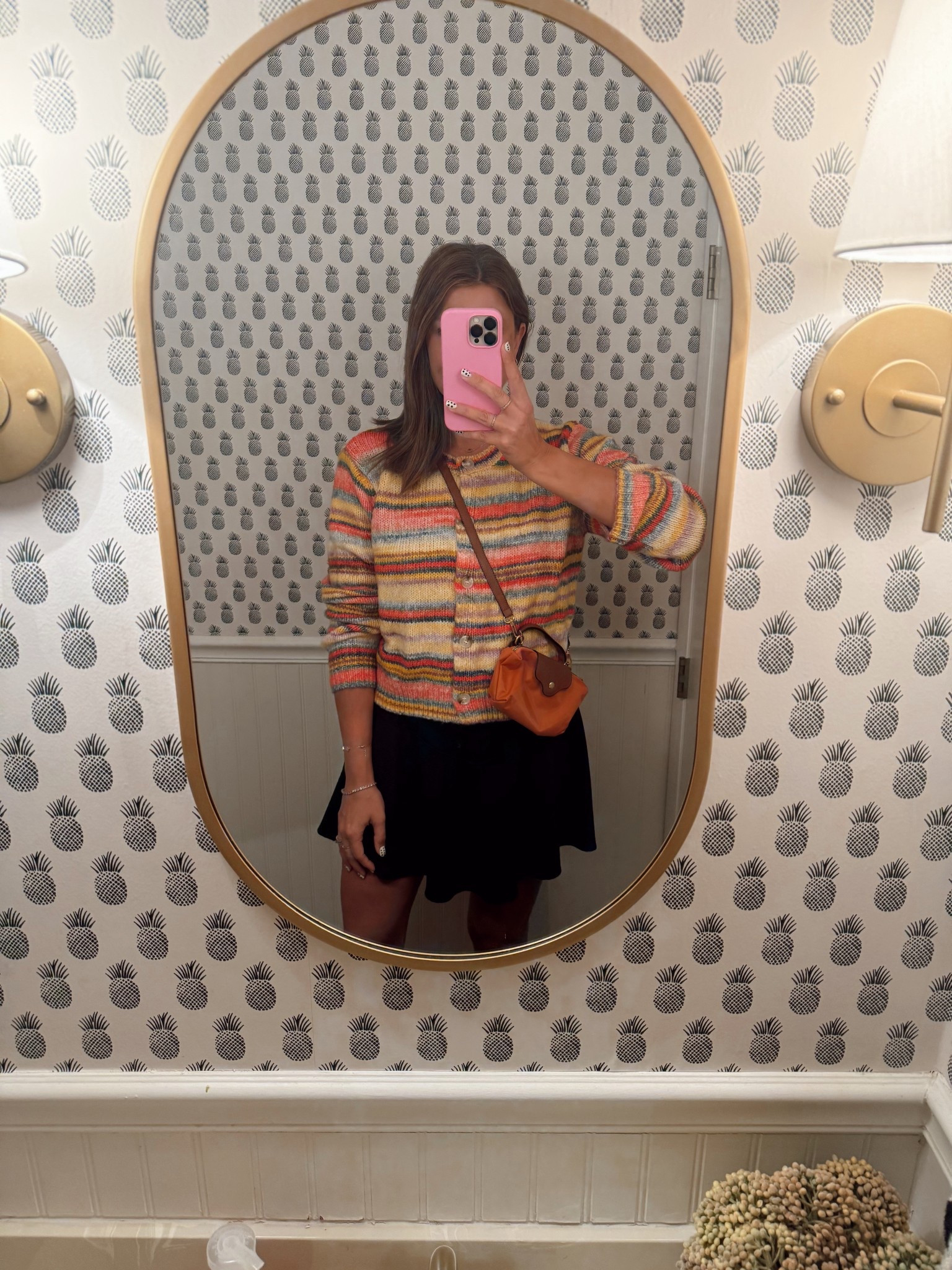 Fall cardigan 
Orange longchamp 🧡

#LTKStyleTip #LTKFindsUnder50 #LTKSeasonal