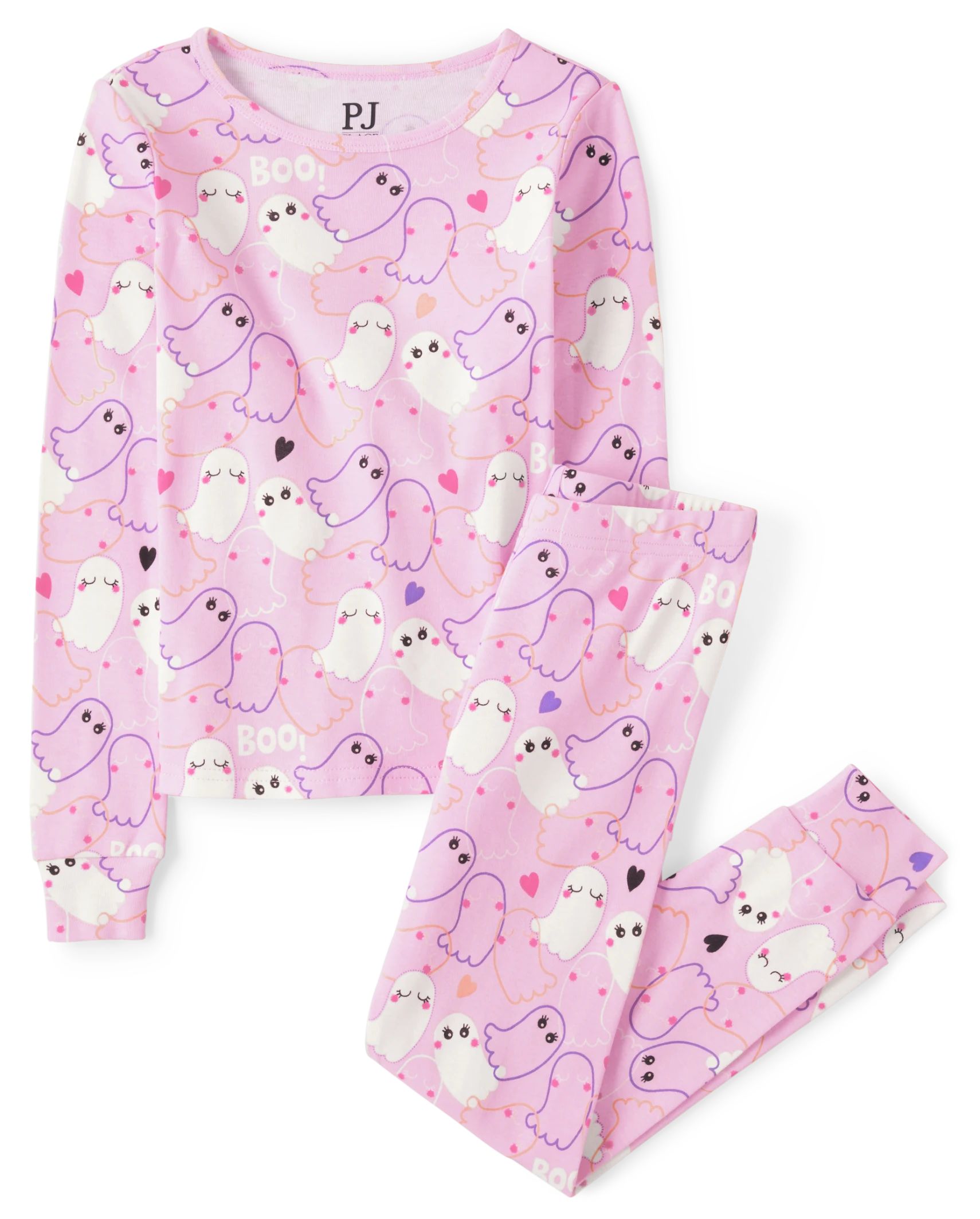 Girls Glow Ghost Snug Fit Cotton Pajamas - charisma | The Children's Place
