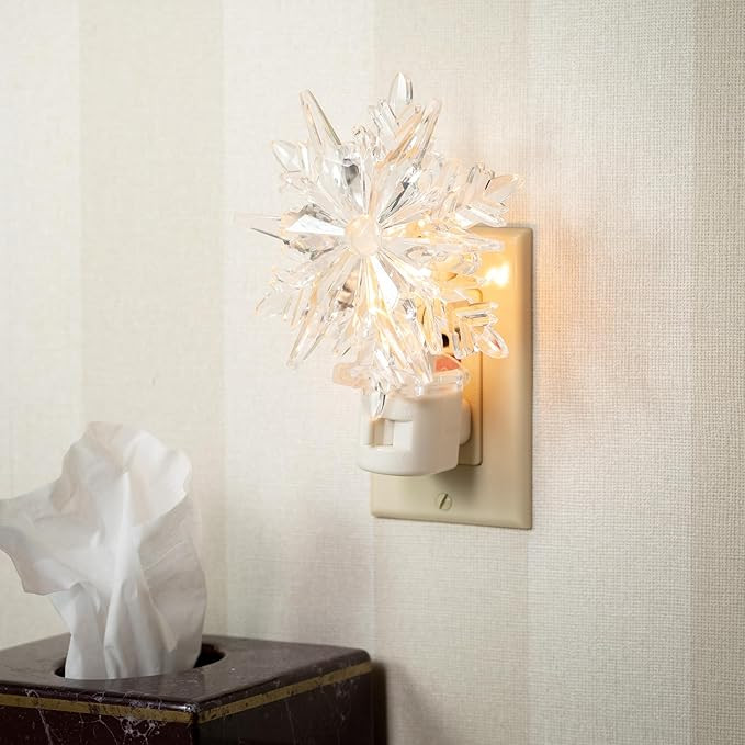 Sullivans Christmas Snowflake Nightlight, Holiday Decor, Christmas Nightlight, Christmas Decorati... | Amazon (US)