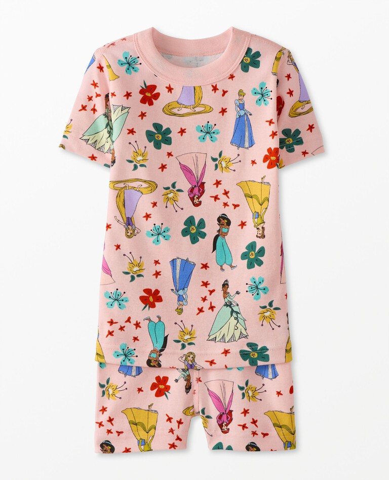 Kids Disney Princess Short John Pajama Set | Hanna Andersson