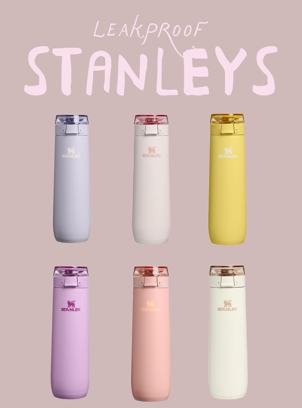 New Leakproof Stanleys!! 

#LTKmomlife #LTKmorningroutine #LTKfitnessgoals