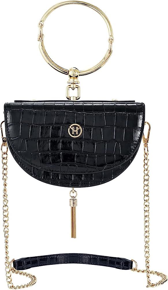 VICTORIA HYDE Tote Bags for Women Genuine Leather Vintage Half-moom Handbag Shoulderbag Best Gift... | Amazon (US)