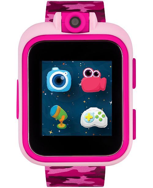 Unisex PlayZoom Pink Camouflage Strap Touchscreen Smart Watch 42x52mm | Macys (US)
