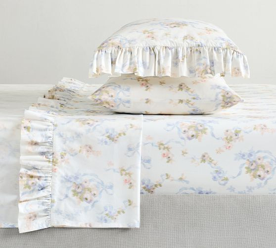 LoveShackFancy Manorbrooke Bouquet Sheet Set | Pottery Barn (US)