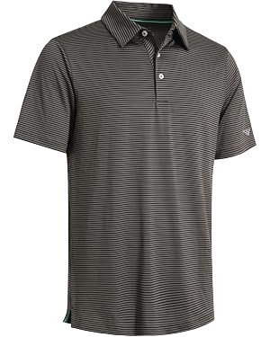 Men's Golf Polo Shirts Short Sleeve Striped Performance Moisture Wicking Dry Fit Golf Shirts for ... | Amazon (US)