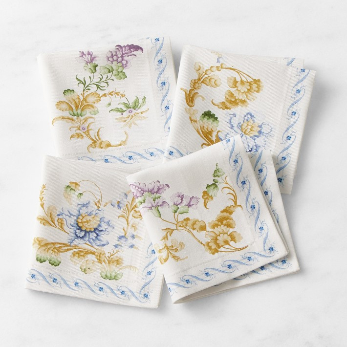 Bridgerton Cocktail Napkins, Set of 4 | Williams-Sonoma