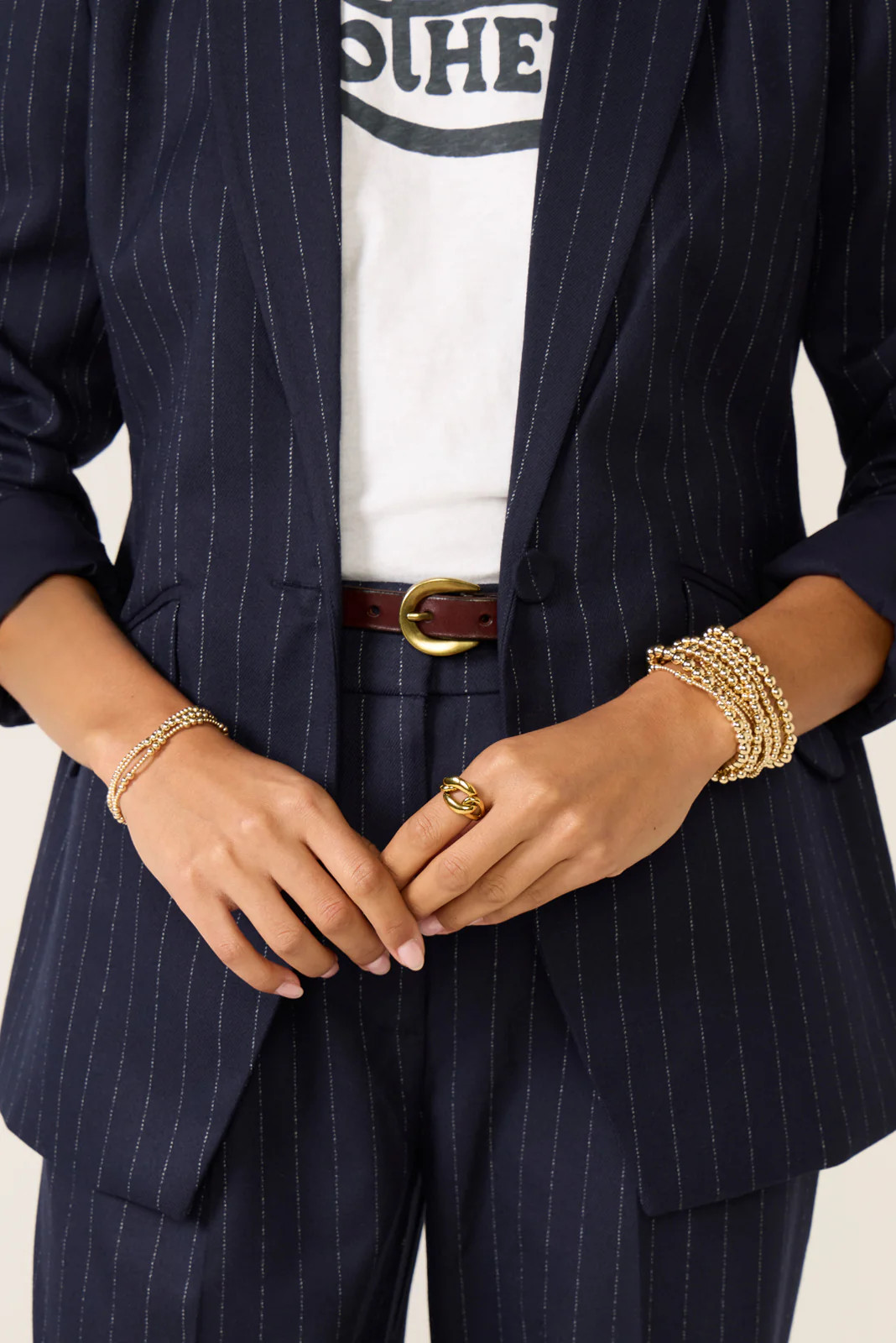 ENEWTON Women's Classic Gold 4mm Bead Bracelet | Evereve