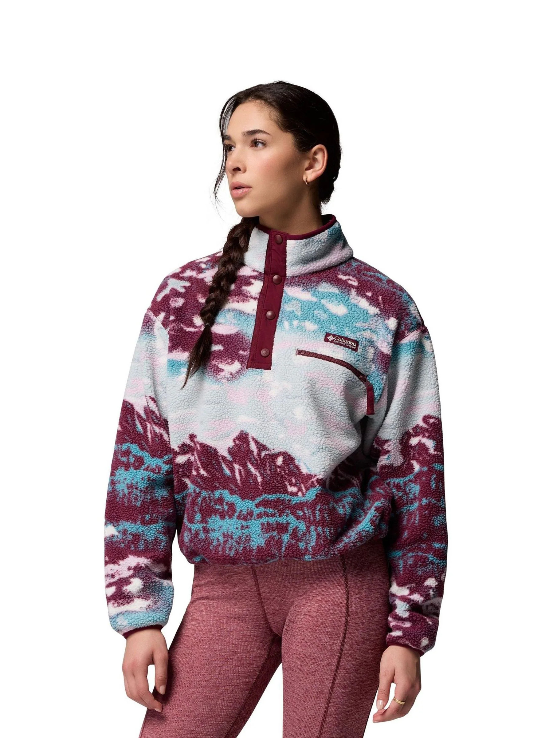 Columbia Columbia Helvetia II Printed Cropped Half Snap Fleece | Next US