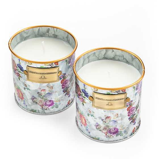 Flower Market Small Citronella Candles, Set of 2 | MacKenzie-Childs