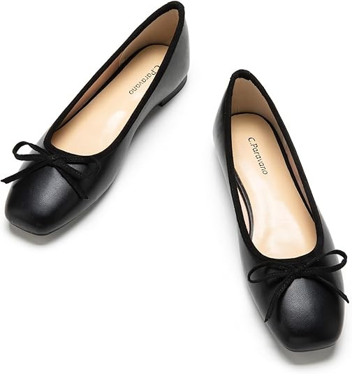 C.Paravano Women's Flats | Ballet Flats for Women | Flat Shoes | Dressy Shoes for Women | Round T... | Amazon (US)