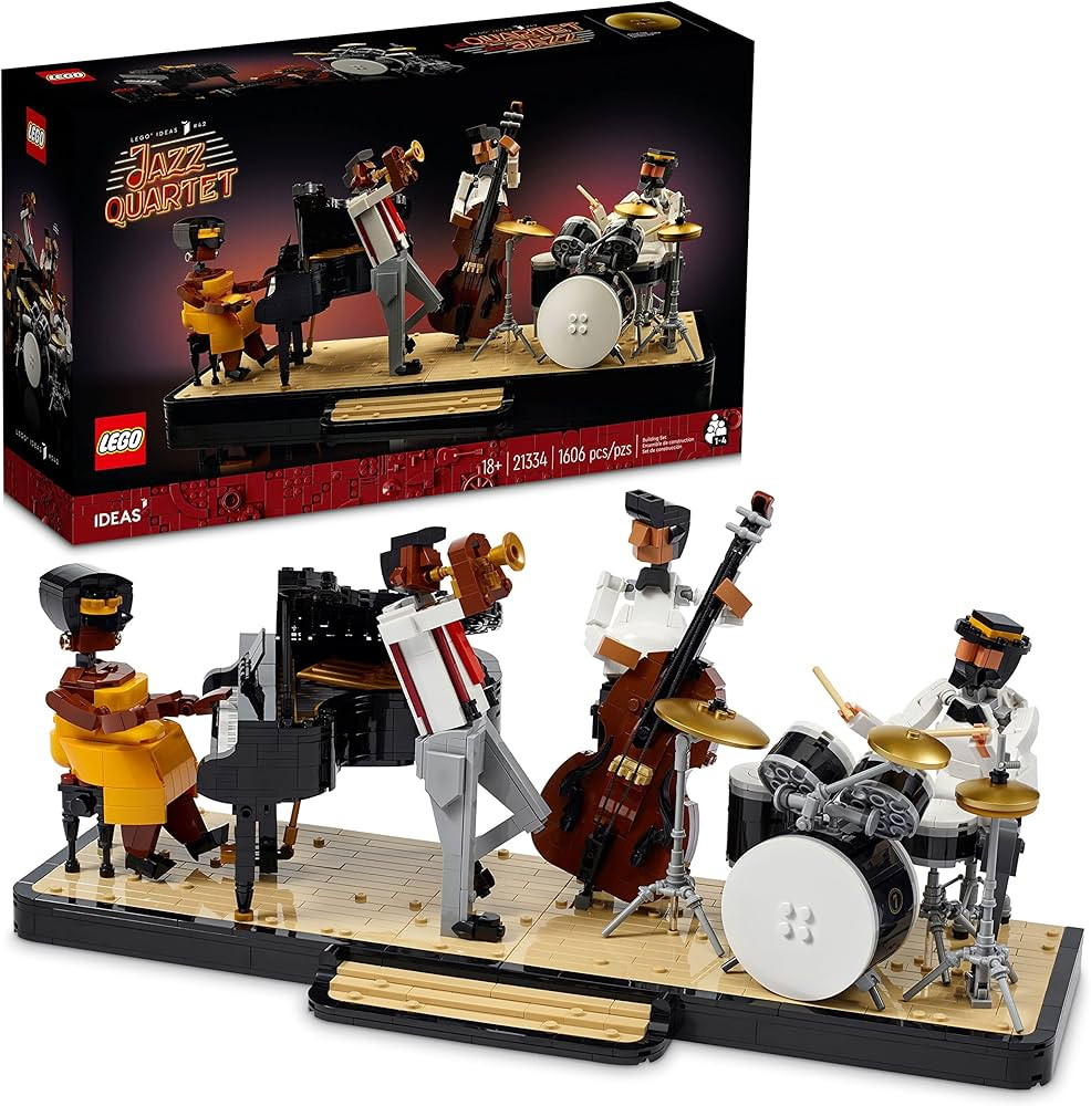 LEGO Ideas Jazz Quartet, Building Set for Adults Featuring Buildable Stage with 4 Band Musician F... | Amazon (US)