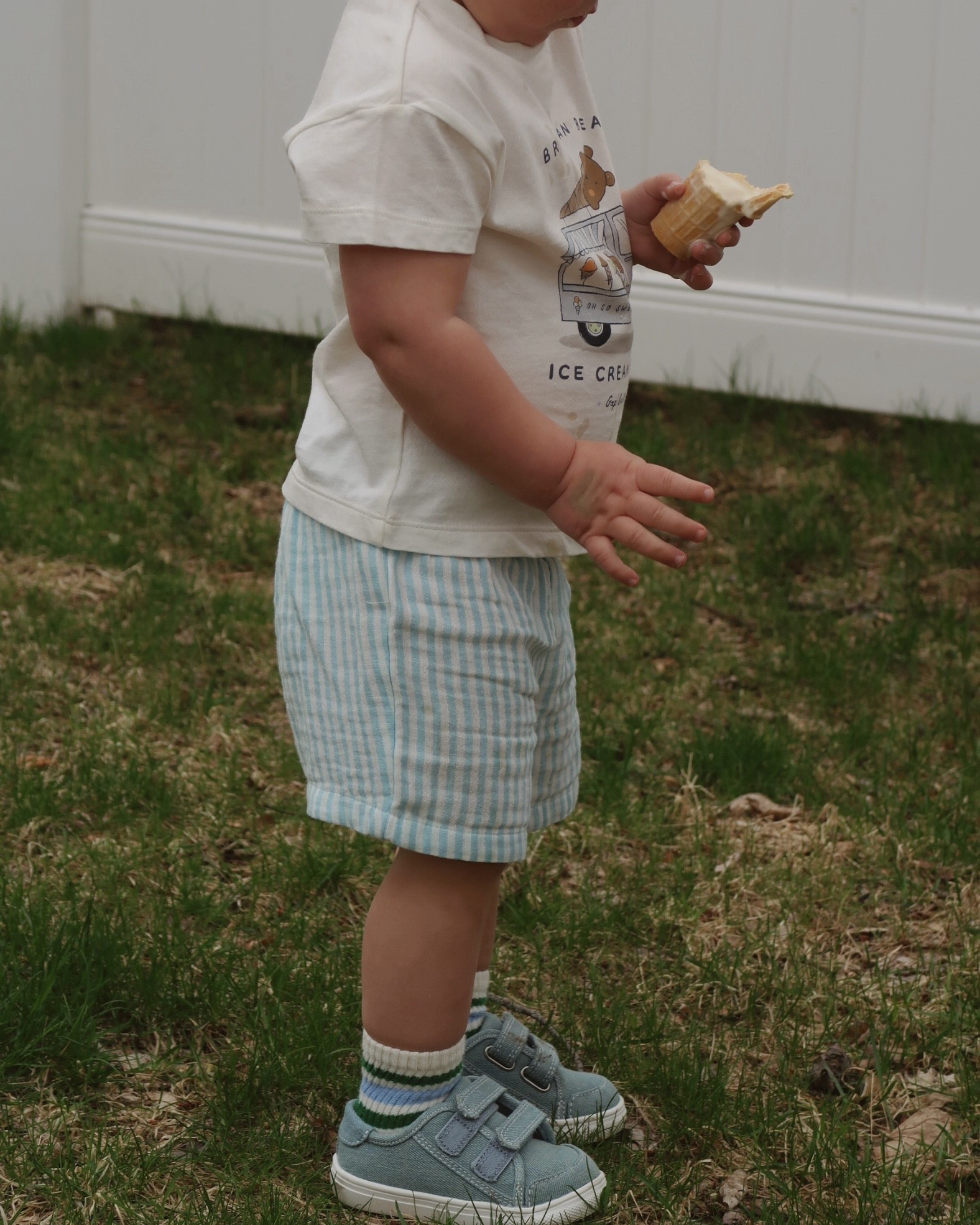 Toddler boy summer outfit 
Stripe shorts gap 
All exact links he’s in 18-24m at 20 months 

#LTKKids #LTKBaby #LTKSaleAlert