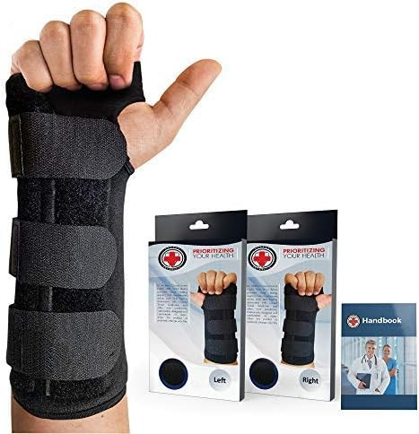Doctor Developed Carpal Tunnel Wrist Brace Night & Wrist Support & Sleep Brace [Single] (with Spl... | Amazon (US)