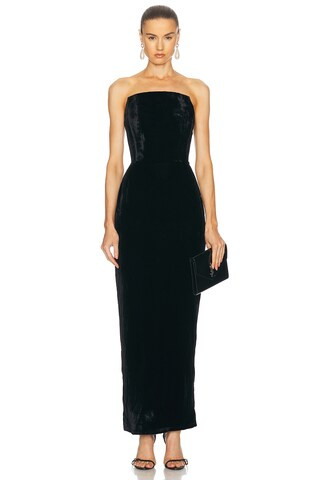 Emery Velvet Maxi Dress | FWRD 