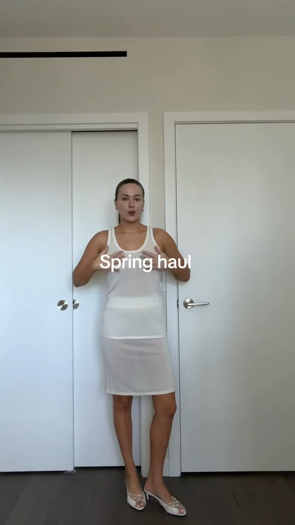 Spring staples haul 🤍 

 #LTKdresses #LTKstyletip