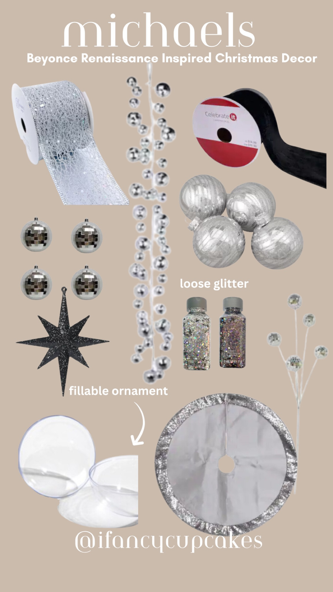 Beyoncé Renaissance Inspired Christmas Decor

#LTKhome #LTKfindsunder50 #LTKHoliday