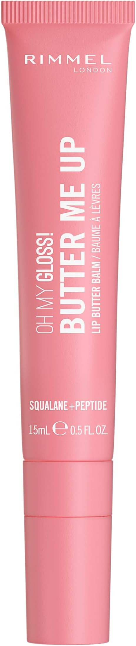 Rimmel Oh My Gloss! Butter Me Up, 002 Bubble Gum, Moisturising Lip Butter Balm, Glossy and Sheer ... | Amazon (UK)