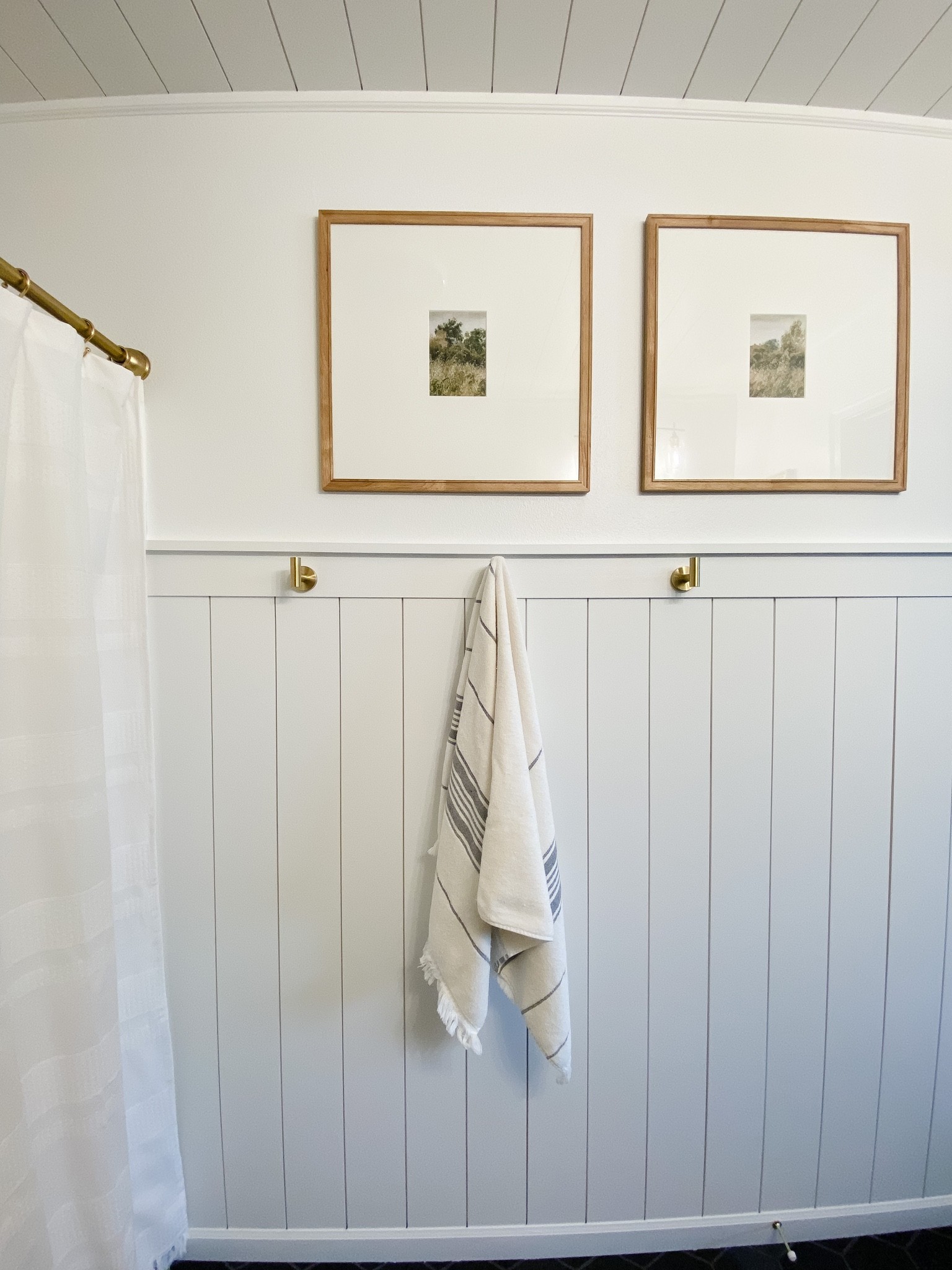 Neutral bathroom. Hearth and hand. Studio McGee. Target decor. Amazon finds. Shiplap bathroom. Brass hardware. 

#LTKstyletip #LTKhome