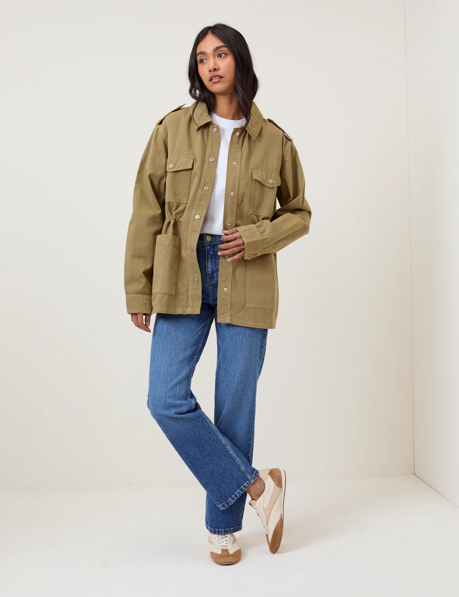Green Utility Jacket | Nobody's Child