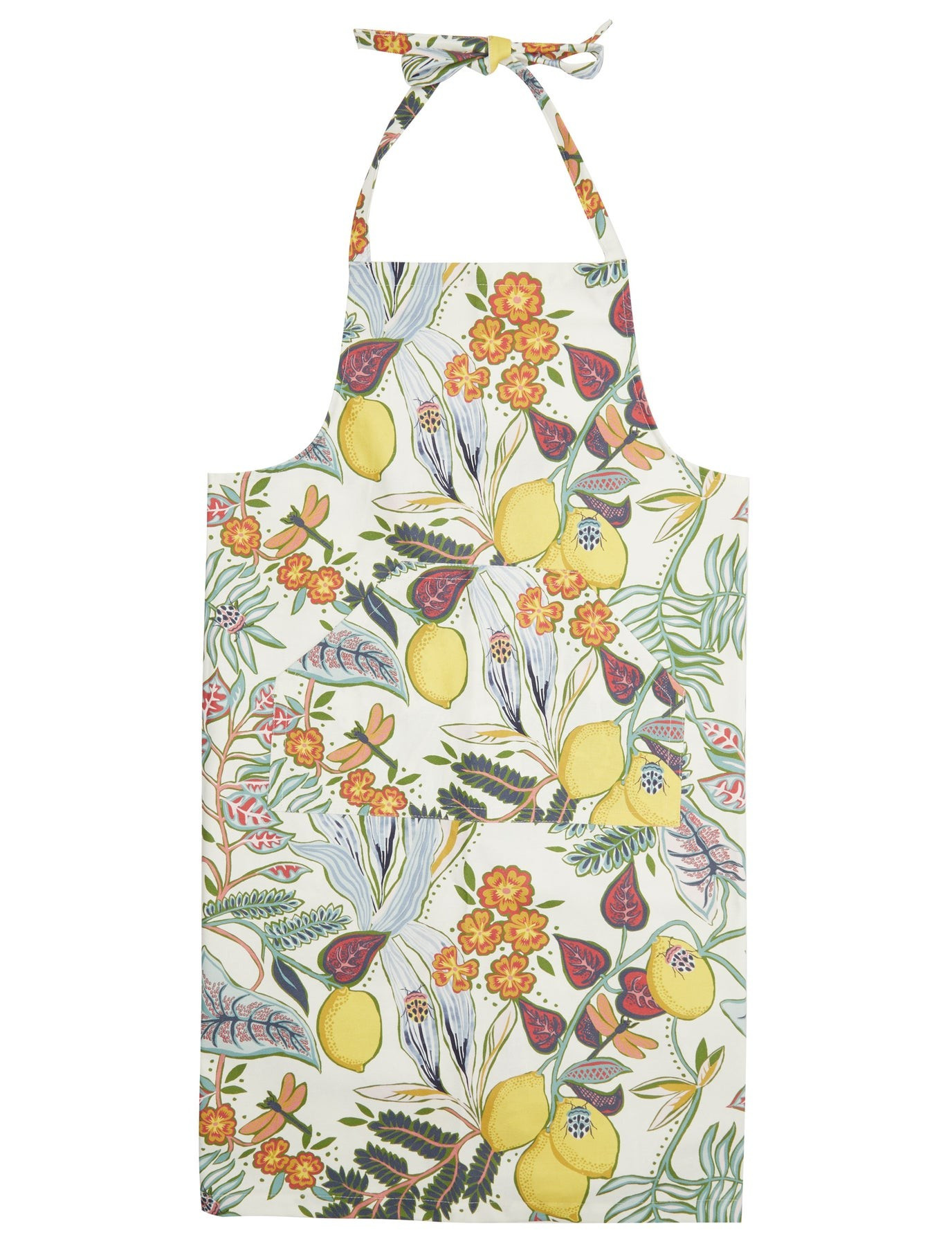 Botanical-print cotton apron | La DoubleJ | Matches (US)