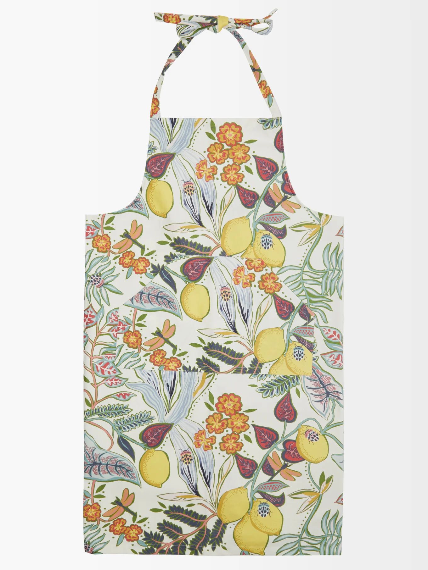 Botanical-print cotton apron | La DoubleJ | Matches (US)