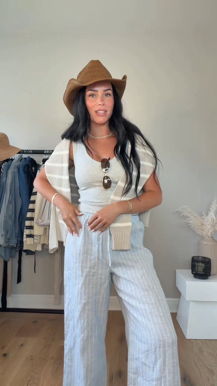 Love this outfit for summer! ☀️🍉🇺🇸These pants would be so cute for the 4th of July!! I’ll have all my outfit detail on my LTK 💙

My sizing 5’7, 145lbs, 32dd
I’m wearing size smalls, size M denim jacket

#LTKgrwm #LTKootd #LTKSaleAlert
