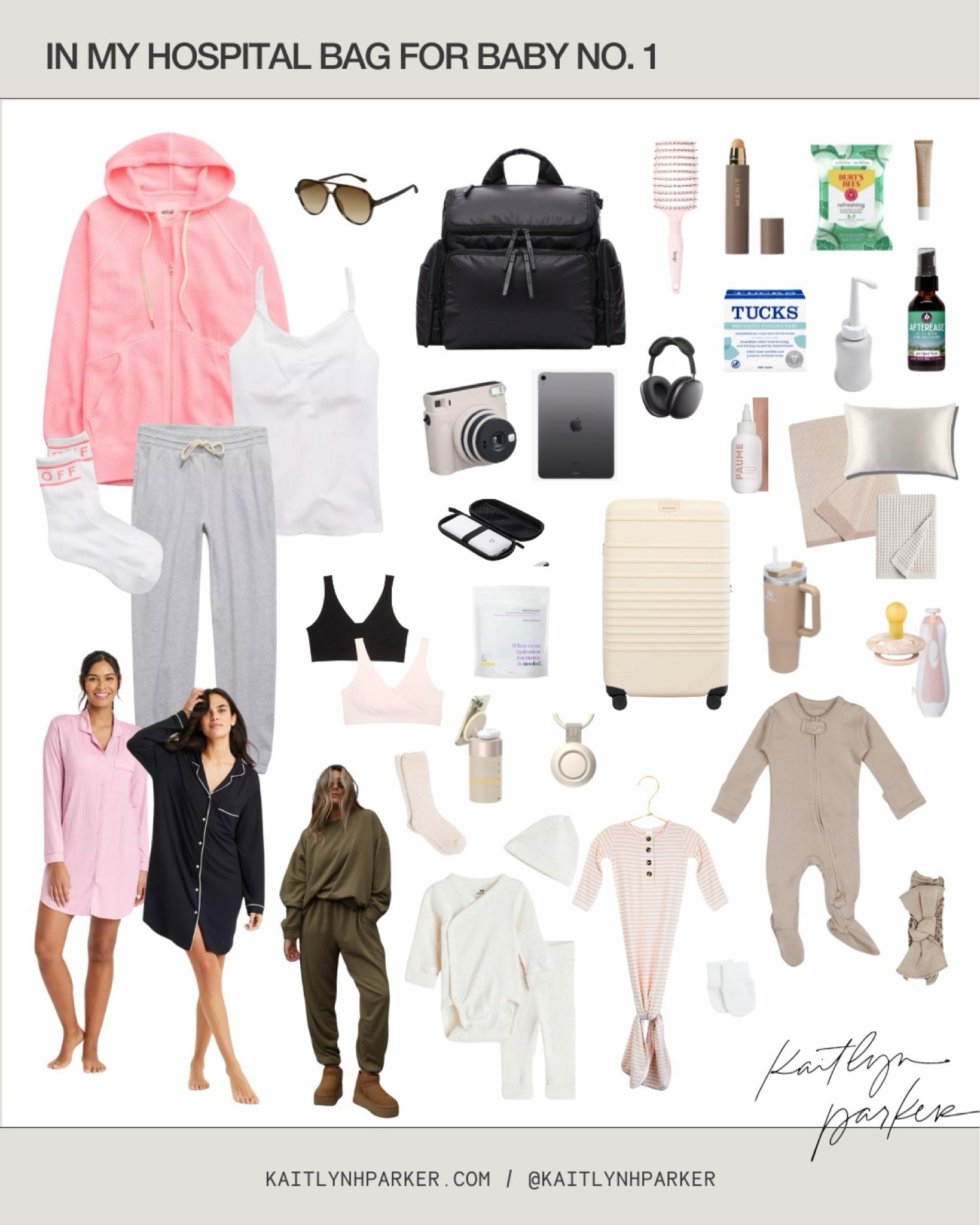a very detailed look at what’s in my hospital bag for baby no. 1. 🙃 linked as much as I could and am sharing the rest and more details at kaitlynhparker.com

🌸💗🐣