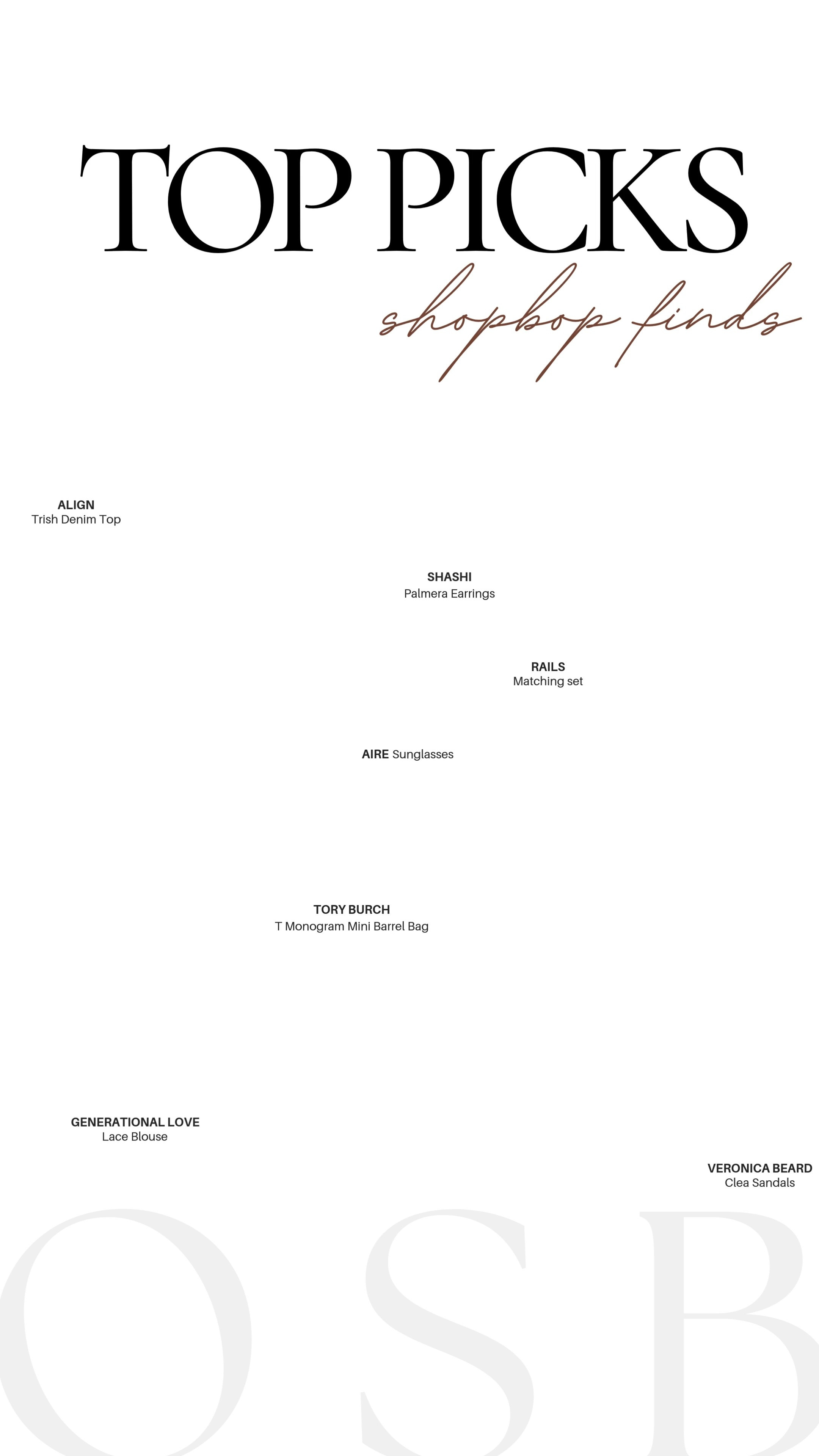 My Shopbop picks of the week! So many good finds for the Spring and Summer!!!🤍  

 #LTKSeasonal #LTKStyleTip #LTKSwim