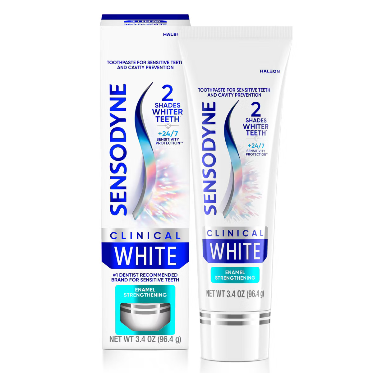 Sensodyne Clinical White Enamel Strengthening and Whitening for Sensitive Teeth Toothpaste - 3.4o... | Target