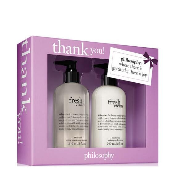 philosophy thank you fresh cream 2-piece set | Beauty Brands