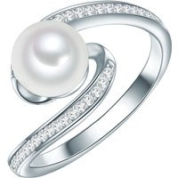 Valero Pearls - Ring Sterling Silber Zirkonia Süßwasser-Zuchtperle in Silber Ringe 1 ct Damen (69.99 € / 1 ct) | Douglas (DE)