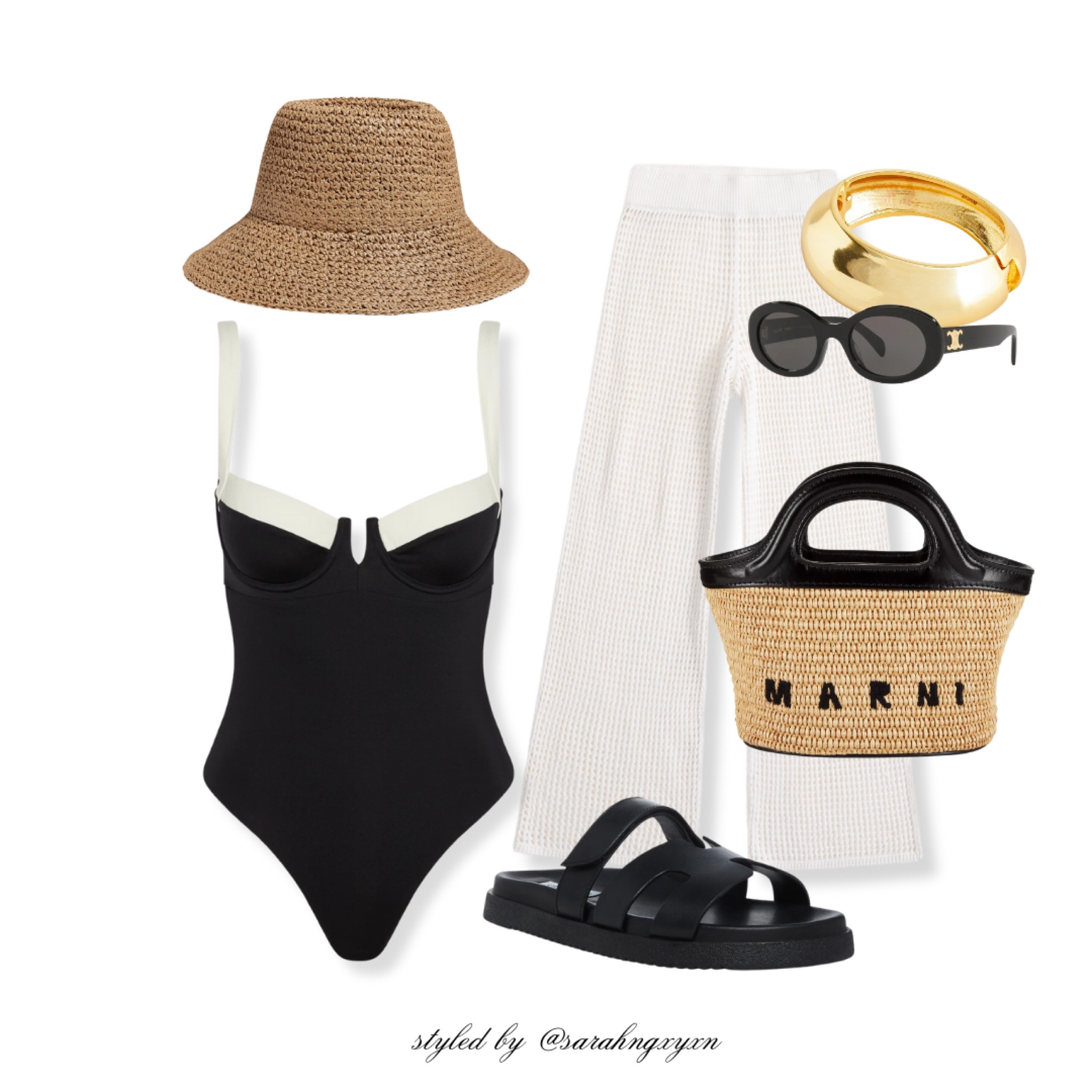 this outfit screams i’m on holiday in st. tropez ✨🛫 the sunglasses and sandals I linked for this look are amazing dupes for the real deal 🤭
tags: beachlook, raffia, summervibes, vacationlook, vacationoutfit, resortwear, dupes, beachwear

#LTKSeasonal #LTKswim #LTKtravel