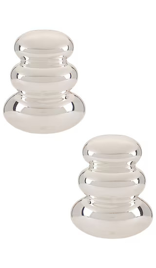 Nonstop Earrings in Silver | Revolve Clothing (Global)