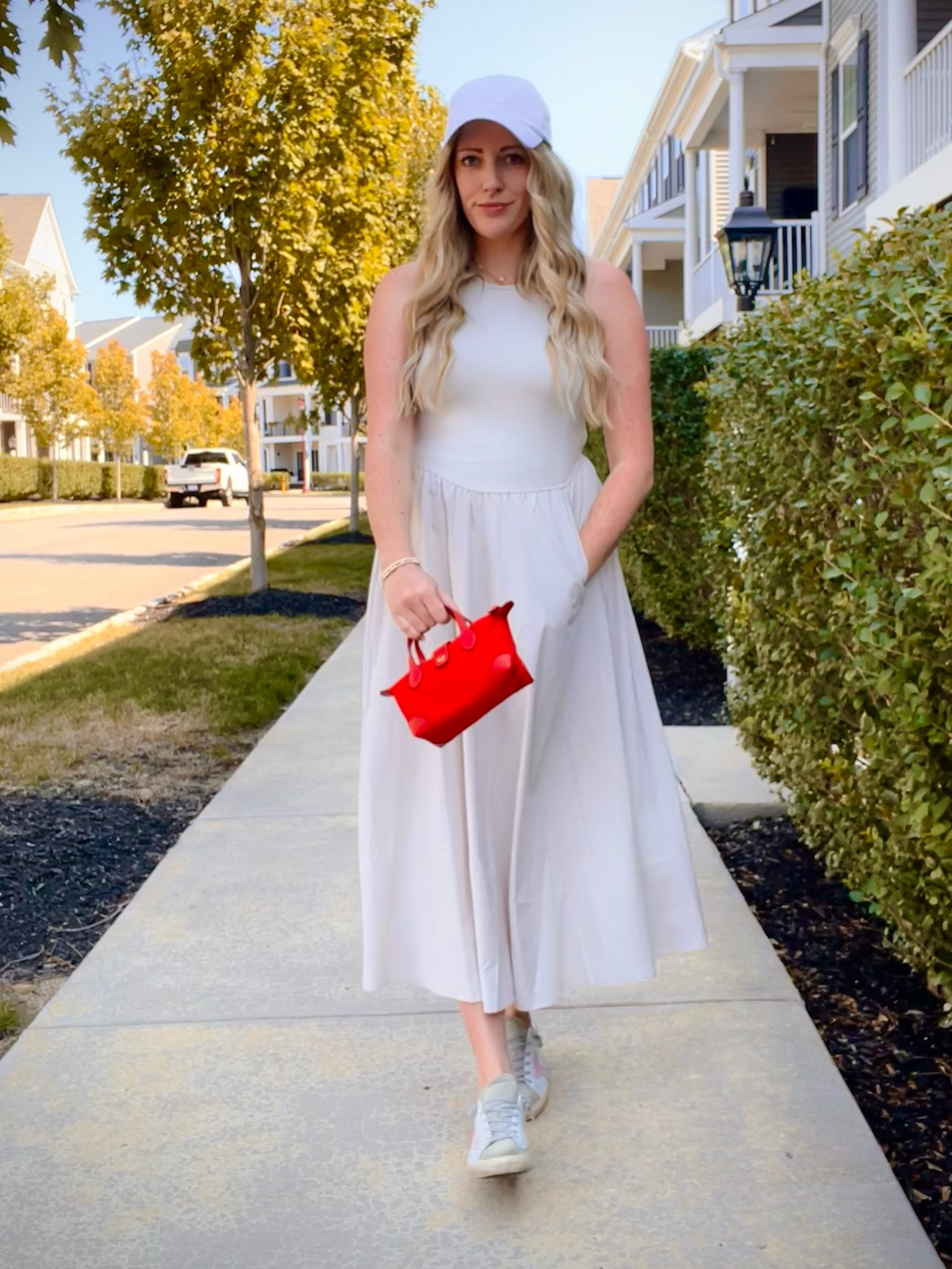 The best Zella dress! School pick up and drop off outfit. Stoney clover mini pouchette

#LTKActive #LTKStyleTip #LTKItBag