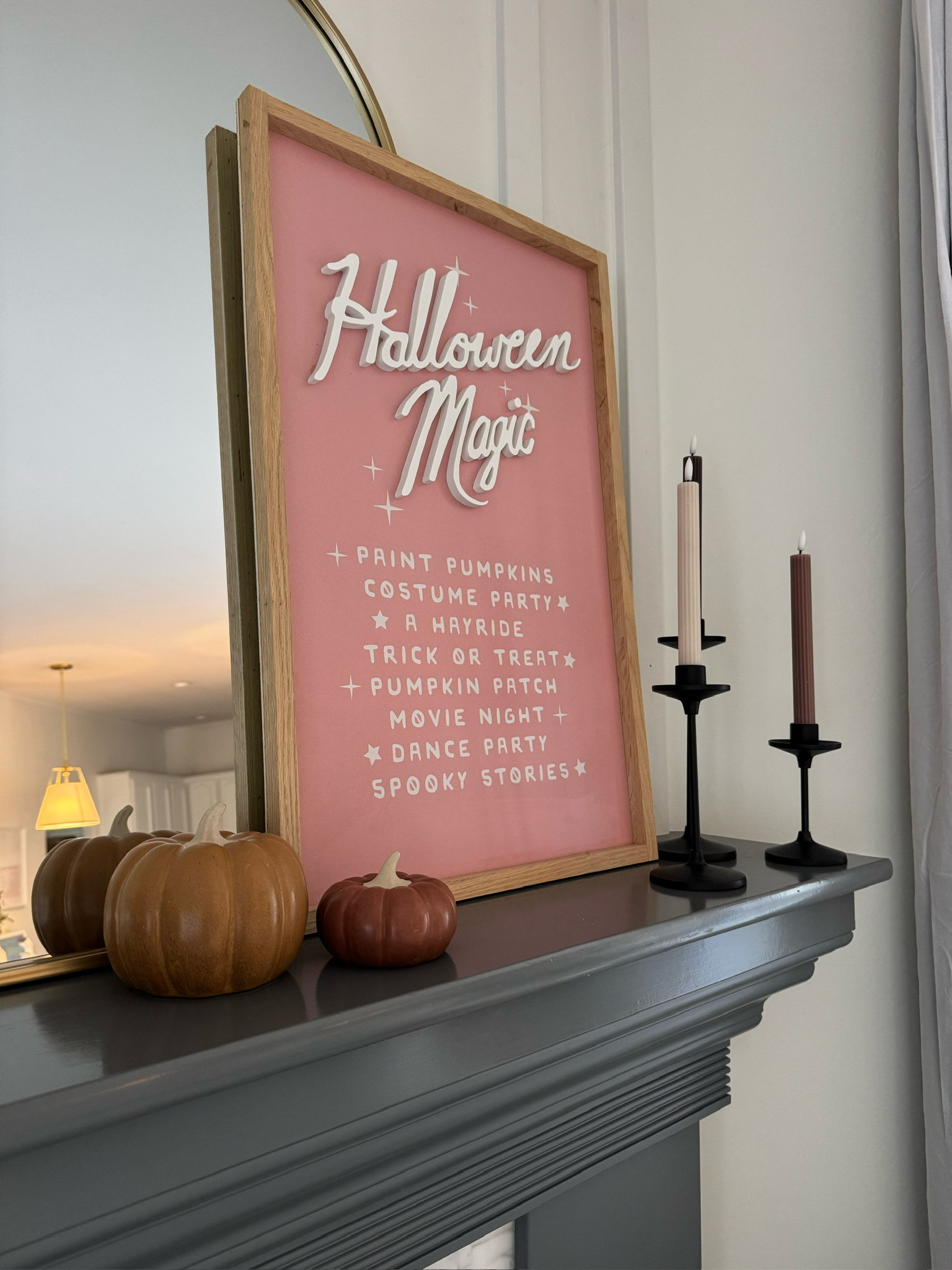 Fall home decor finds🍂 // linked similar because some are OOS or not linkable!

fall home decor, fall decor, fall home finds, Halloween sign, target pumpkins, amazon home decor, taper holders, battery powered candle lights, pumpkin figurines, Britt Horton, Californiaa

#LTKSeasonal #LTKFindsUnder50 #LTKHome
