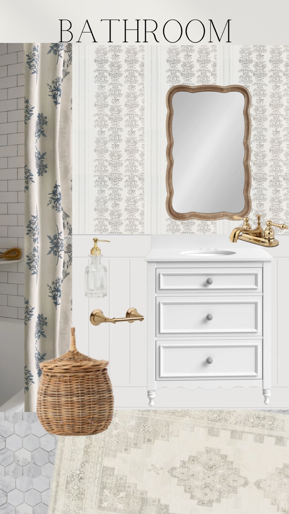 Coastal bathroom mood board 

#LTKhome #LTKstyletip #LTKFind