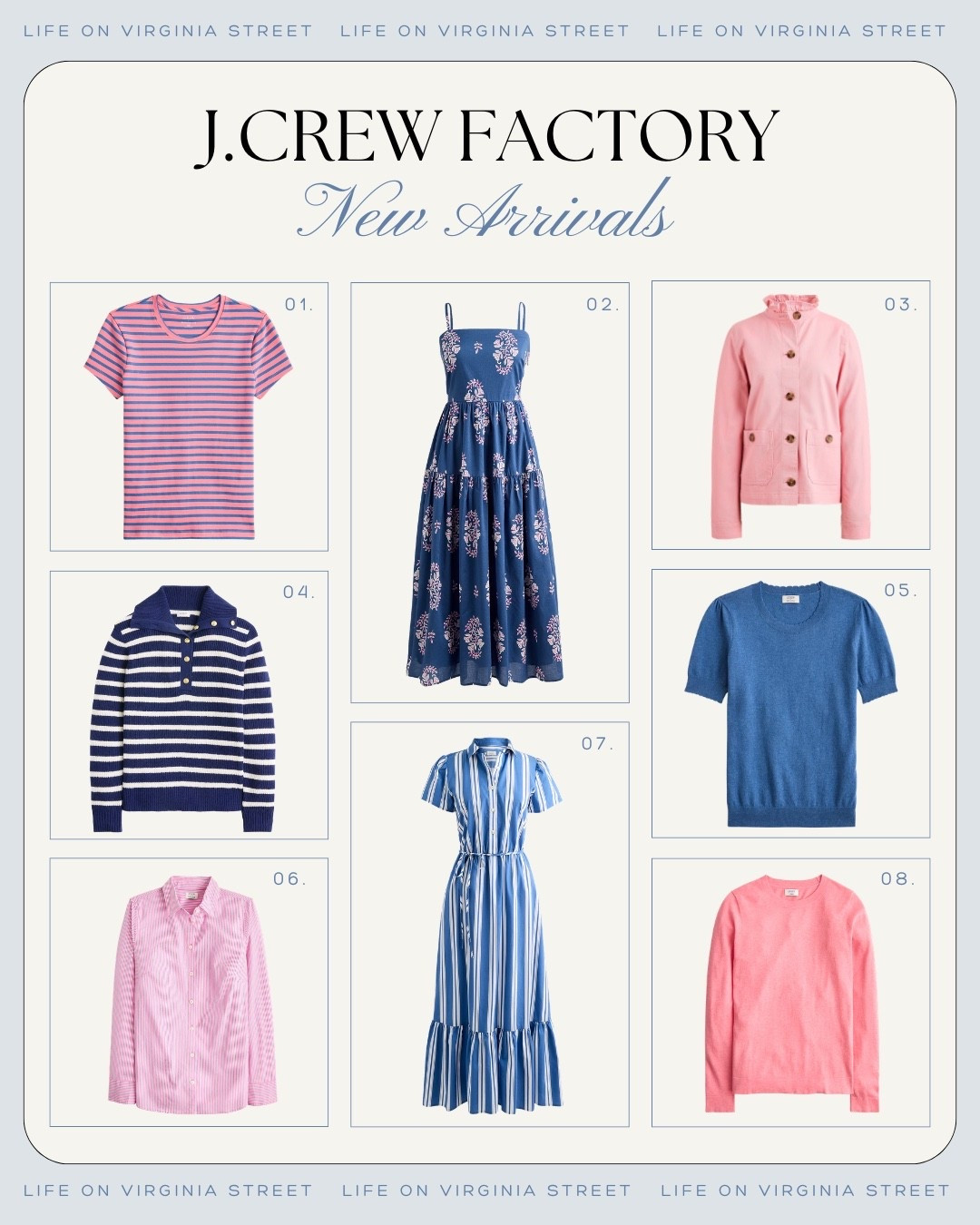 JCrew Factory - New arrivals! 🙌🏼

jcrew factory, j crew factory, j crew factory new arrivals, jcrew factory new arrivals, j crew factory fall, jcrew factory fall collection, preppy style, classic style, elevated basics, old money style, coastal preppy, east coast style, quiet luxury, timeless fashion, capsule wardrobe, fall wardrobe, fall outfits, business casual, workwear, office outfit, everyday style, casual chic, classic wardrobe, neutral outfits, layering pieces, striped sweater, cardigan, crewneck sweater, cashmere sweater, knit top, button down shirt, denim jacket, wide leg jeans, straight leg jeans, barrel jeans, trousers, blazer, midi dress, sweater dress, loafers, ballet flats, leather handbag, fall fashion, affordable fashion, women over 30 style, women over 40 style, polished style, designer inspired, wardrobe staples, LTK fashion, LTK style, LTK finds

#LTKootd #LTKSeasonal #LTKWorkwear
