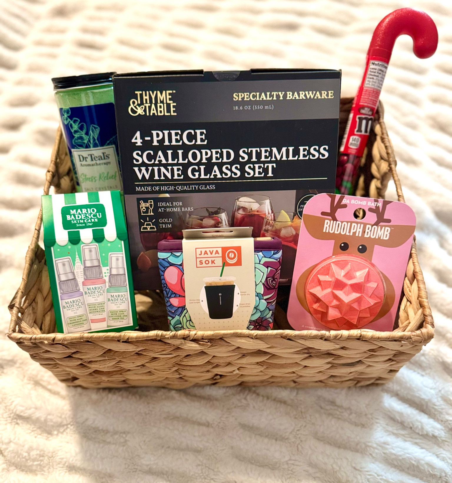 Easy and affordable gift basket idea with items you can get before Christmas!

#LTKGiftGuide #LTKHoliday #LTKSeasonal
