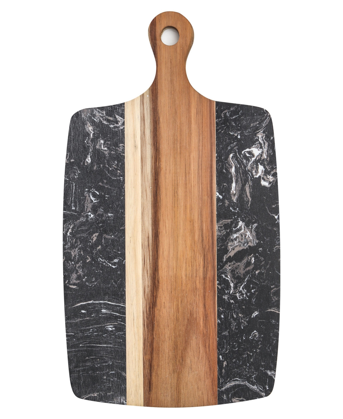 Dexas Chop and Serve Cutting Board, 16" x 9" - Black | Macy's