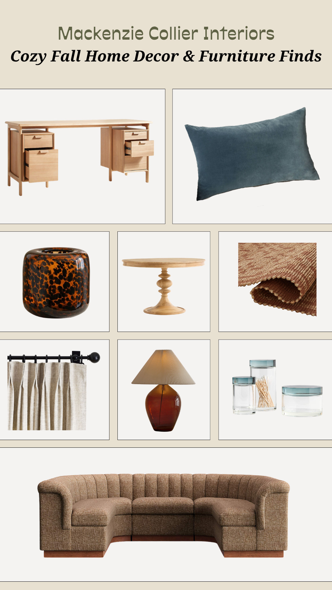 A curated collection of cozy fall home decor and furniture featuring warm wood tones, rich velvet, woven textures, earthy colors, statement lighting, rugs, pillows, and seasonal accents. These fall home finds bring warmth and texture into your space for an elevated autumn refresh that feels cozy without being overly seasonal. 

 #LTKSeasonal #LTKHome