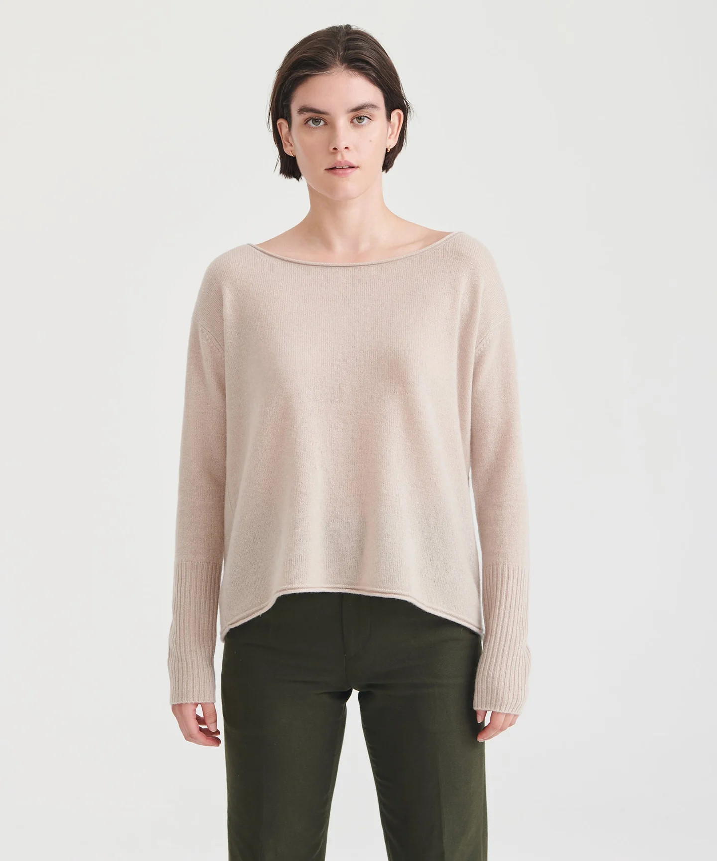 Cashmere Boatneck Sweater | NAADAM