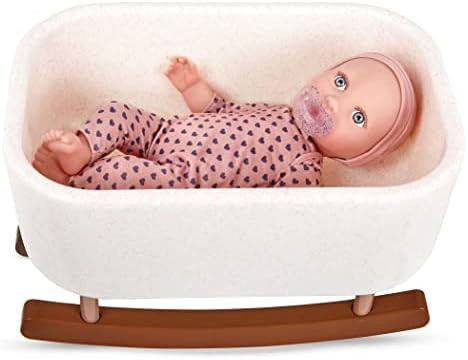 Amazon.com: BABI by Battat – 14-inch Baby Girl Doll & Bassinet – Medium-Light Skin Tone & Gra... | Amazon (US)