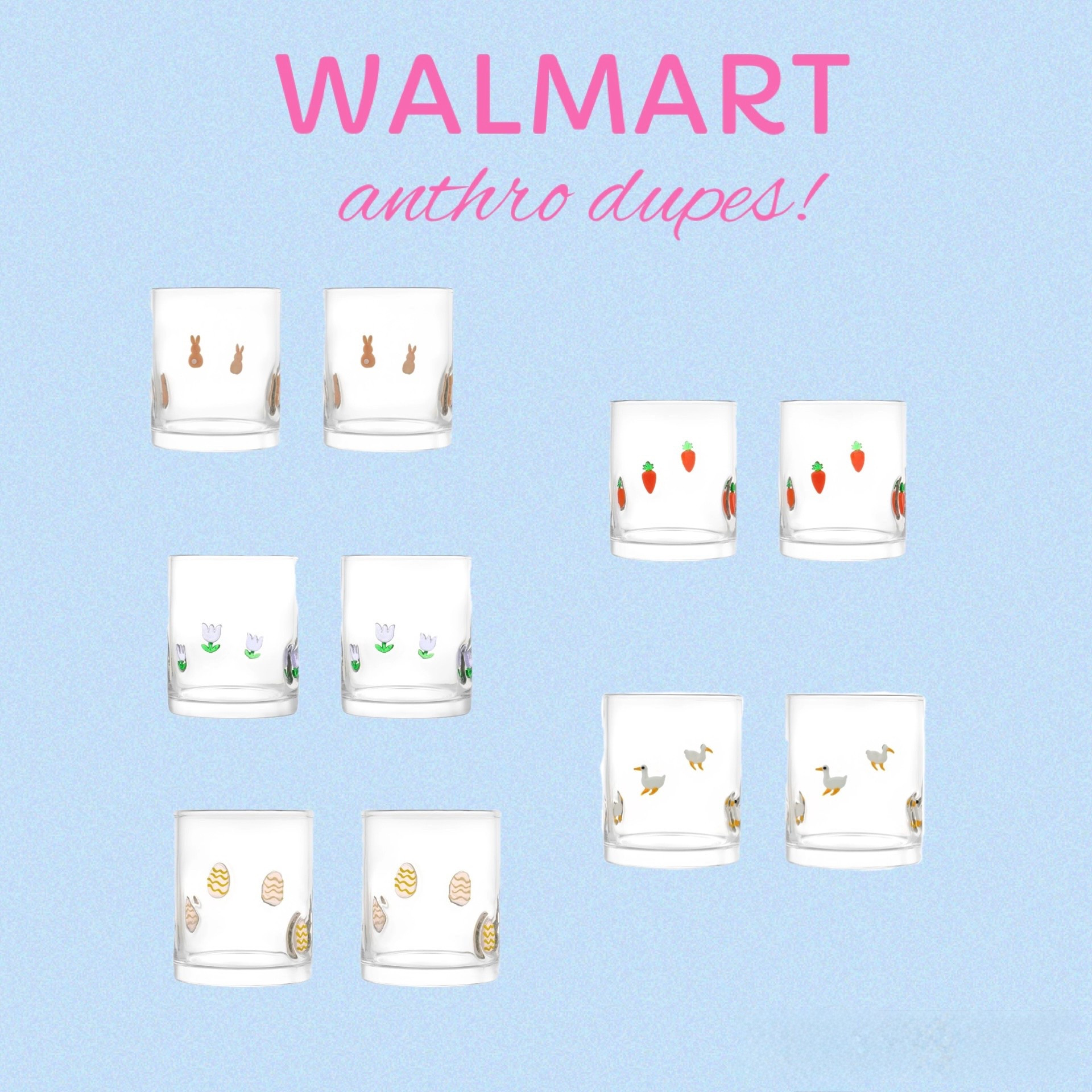 Cutest Anthro inspired glasses!  Comes in a set of 2 for $18!

#LTKHome #LTKSeasonal #LTKSaleAlert