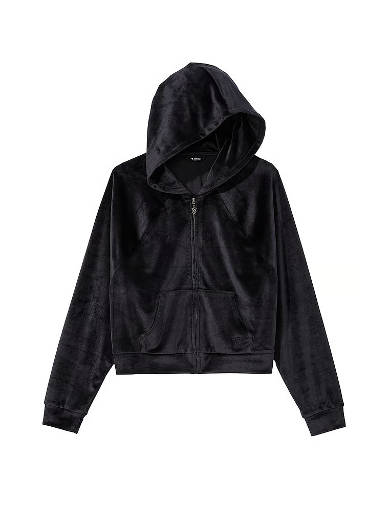 Velour Full-Zip Hoodie | Victoria's Secret (US / CA )